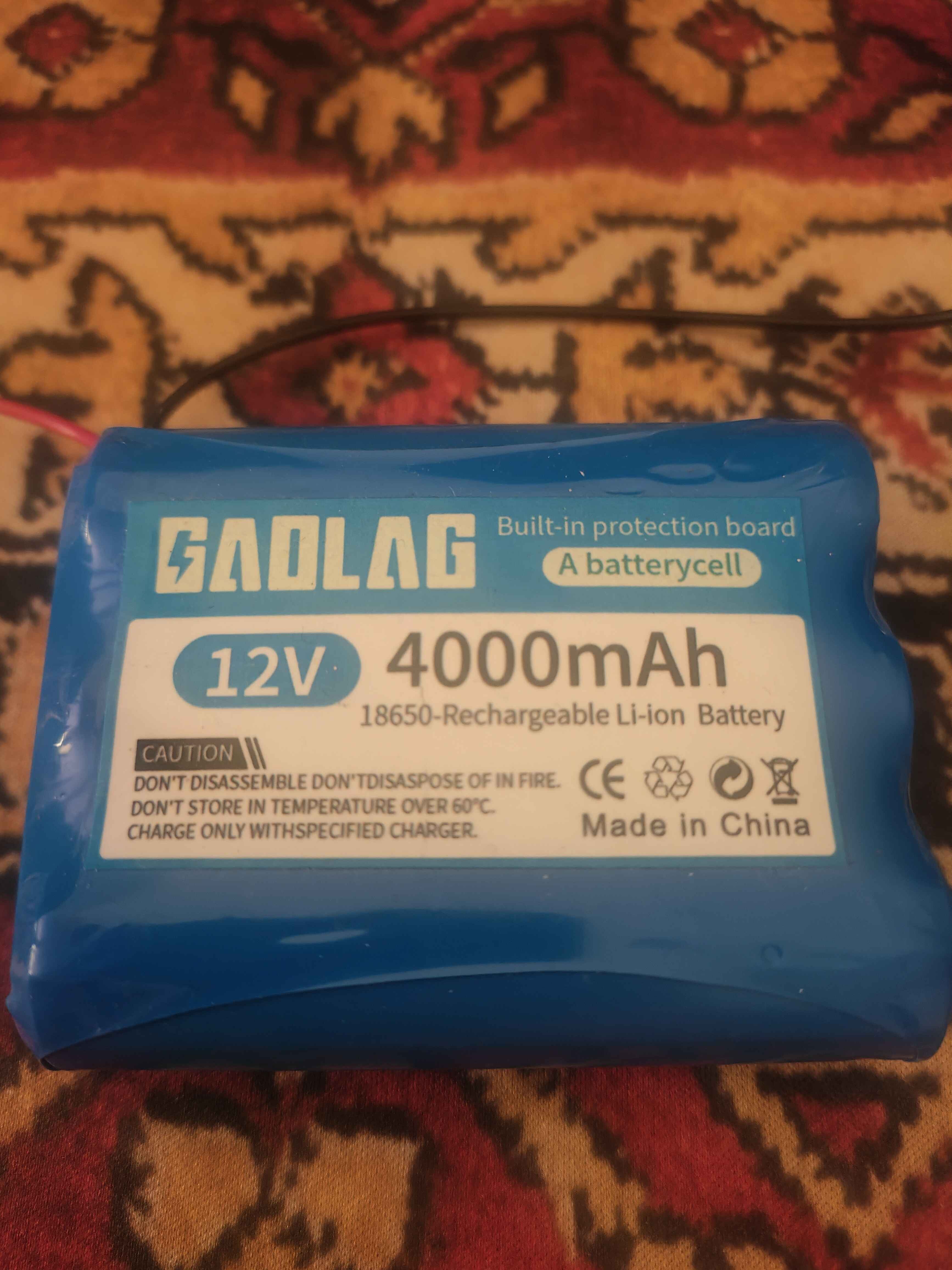 Bateria 12V 4000mAh 18650 akumulator litowy 3S1P 